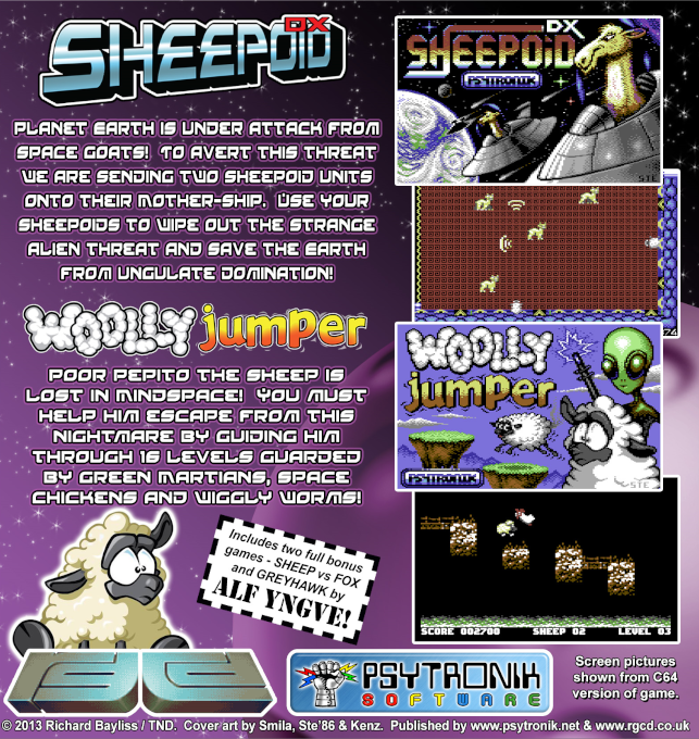 Woolly Jumper : Sheep in Mind Space (Homebrew) — Box back